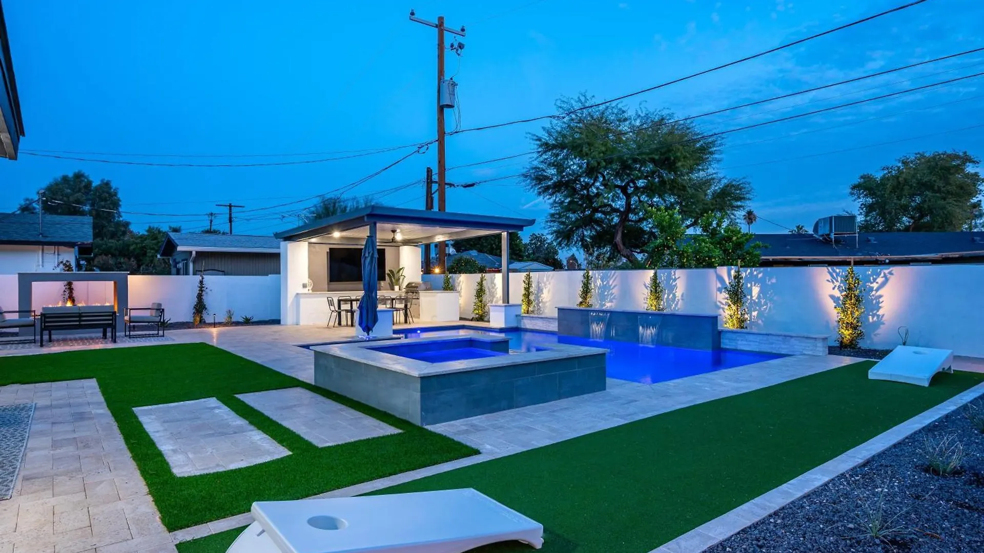 스코 츠 데일 Swim Up To Cooking Entertainment Play Corn Hole And Relax By The Fire At Cascada 빌라