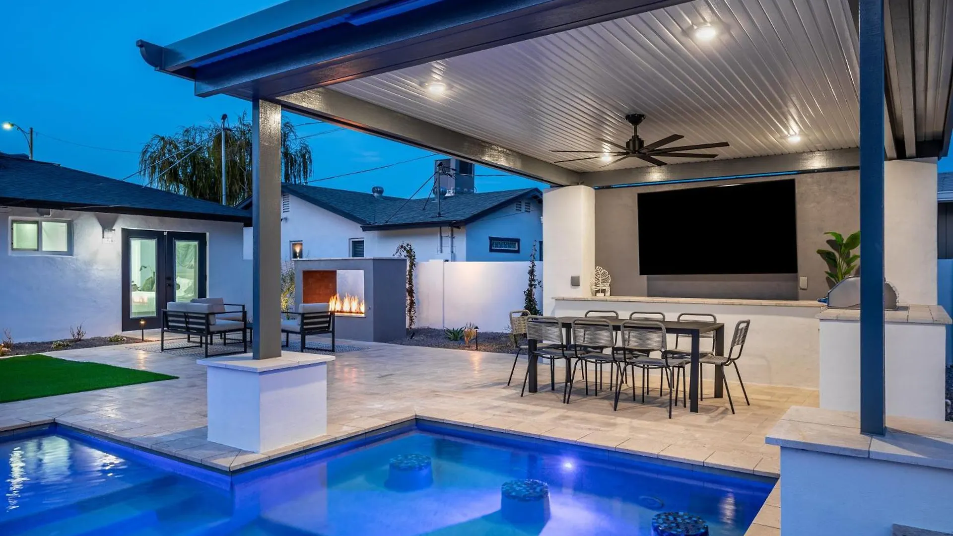 펜션 스코 츠 데일 Swim Up To Cooking Entertainment Play Corn Hole And Relax By The Fire At Cascada 빌라